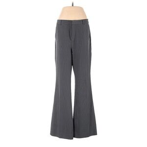 Banana Republic Factory Sculpted Bootcut Pant in Gray Pinstripe - Size 2